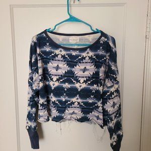 Aztec Crop Sweater